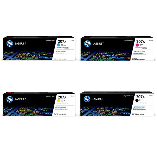 HP 207A Original LaserJet Toner Cartridge (Available in Black, Cyan, Magenta, and Yellow)
